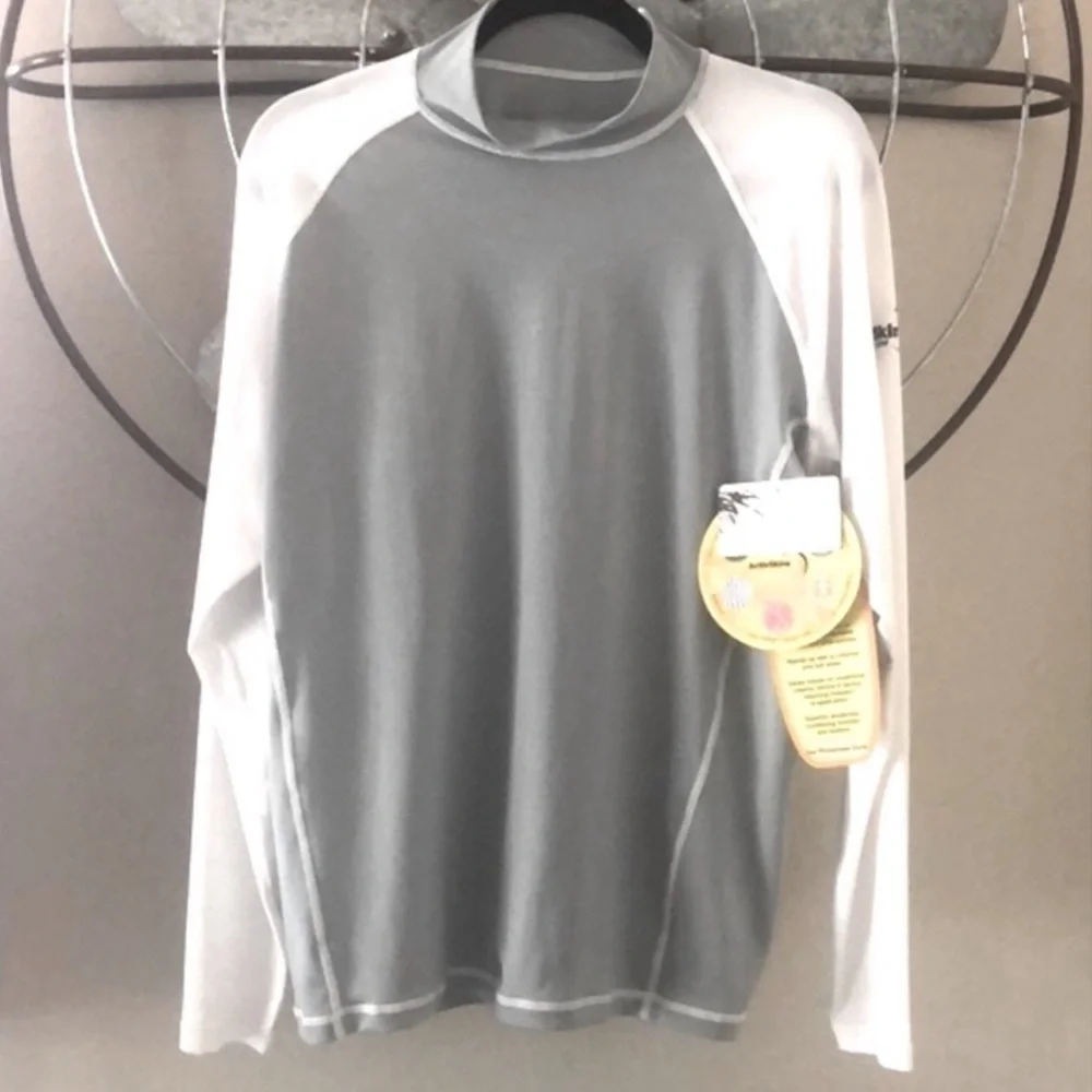 Sun Protection Zone Long Sleeve Rash Guard Long Sleeves Swim‎ Shirt XL